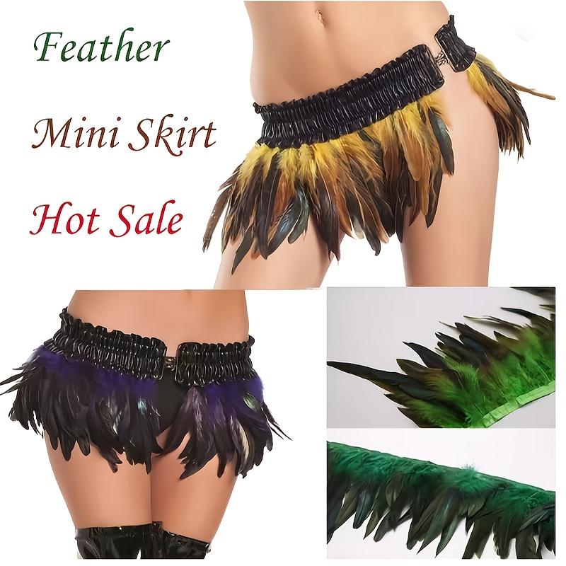 1/5/10 Meter Natural Rooster Feather Trim White 15-20cm Feather Fringe for Clothing Sewing Carnival Decoration Crafts