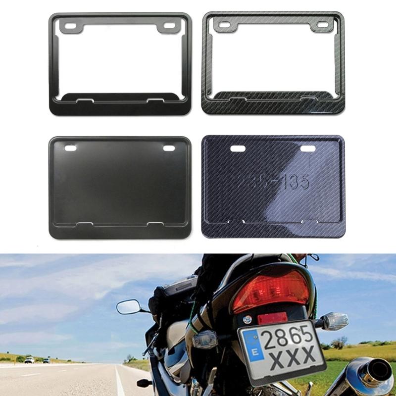 Copertura Targa Antiruggine Cornici Targa Moto 2 Fori Supporti Targa Cornice Targa