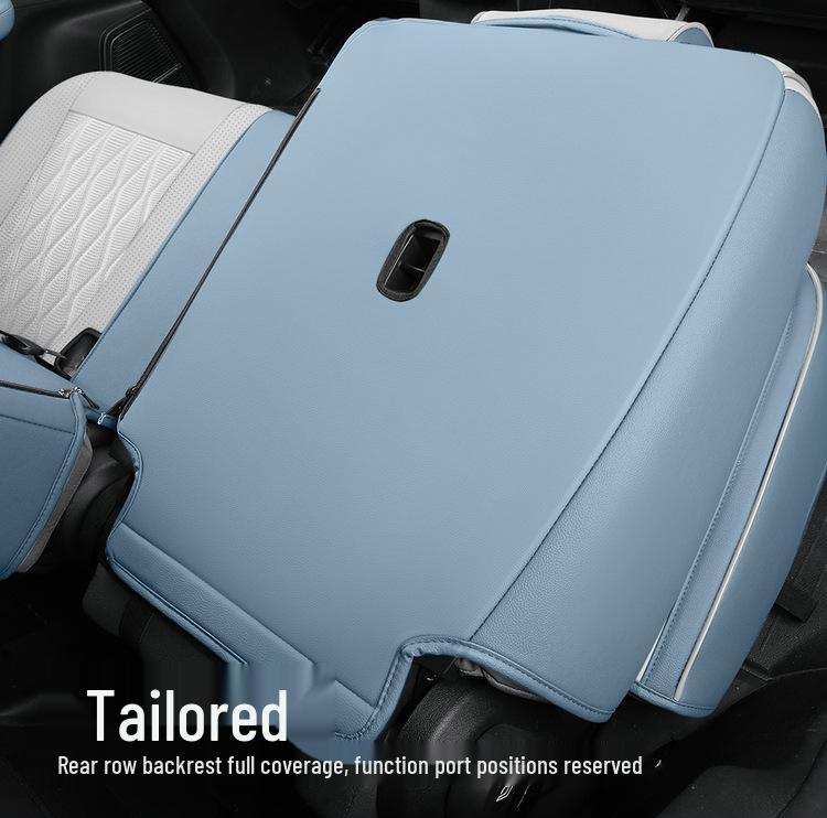 BYD Tang Full Leather Car Seat Cushion: Fits 5, 6, 7-Seater Models
