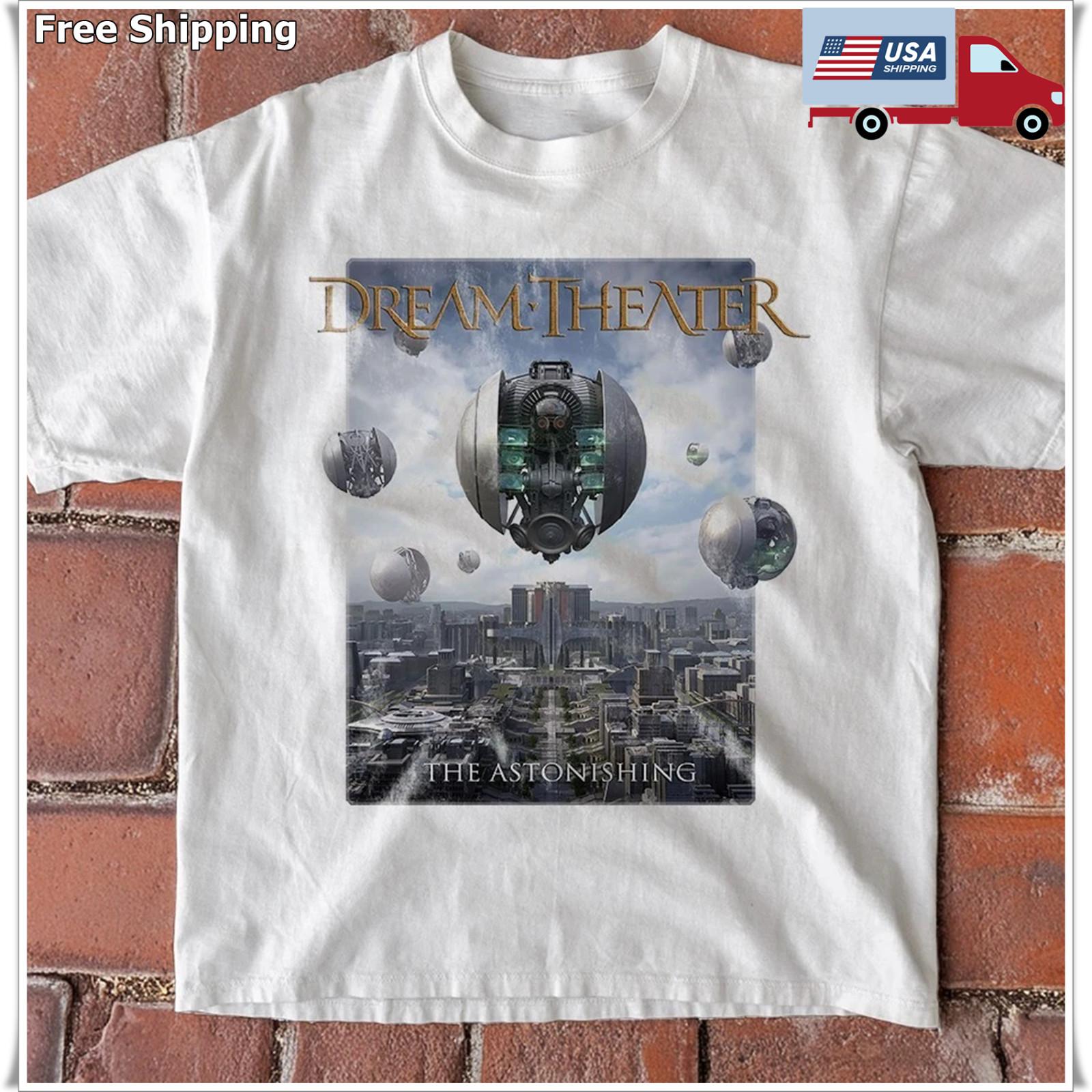 Dream Theater The Astonishing Album White Cotton T-shirt, Size S to 5XL S