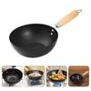 Non-stick Small Cast Iron Wok Universal Pot Durable Frying Pan  Single