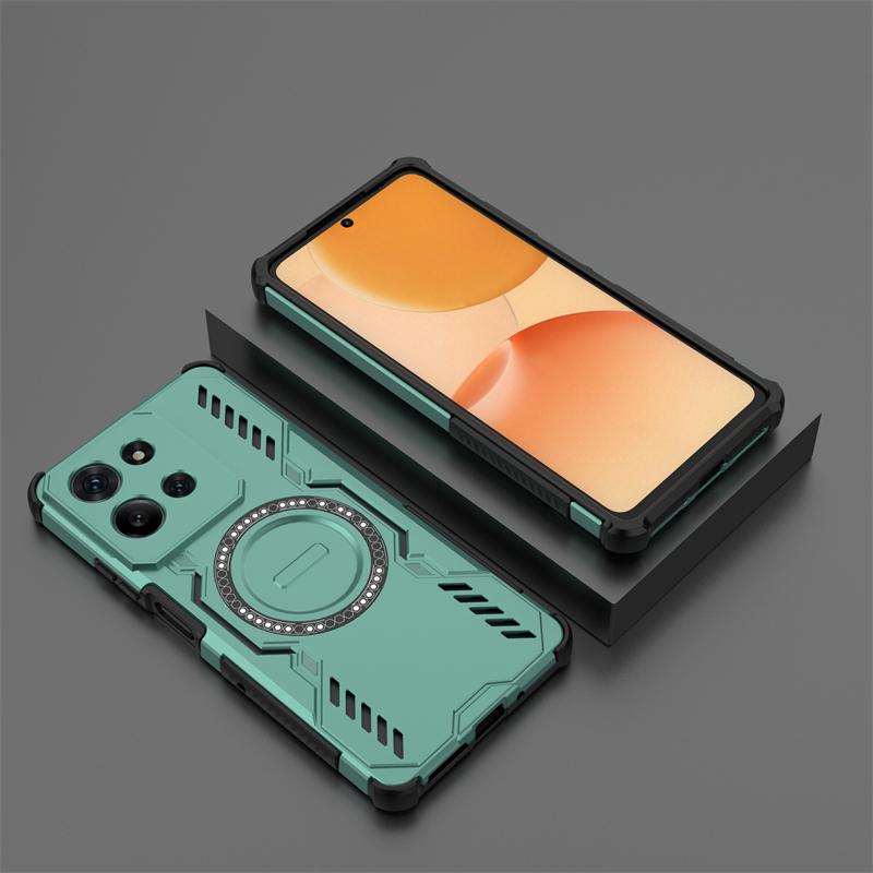 For Motorola Moto G75 Case For Moto G75 5G Anti-knock Magnetic Adsorption Wireless Charge Back Cover For Moto G75 Case 6.78 Inch