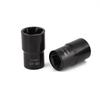 Drive Impact Bolt Nut Removal Extractor Socket Tool Set 17mm 19mm 21mm 22mm Twist Socket Set Lug Nut Remover Extractor Home Tool