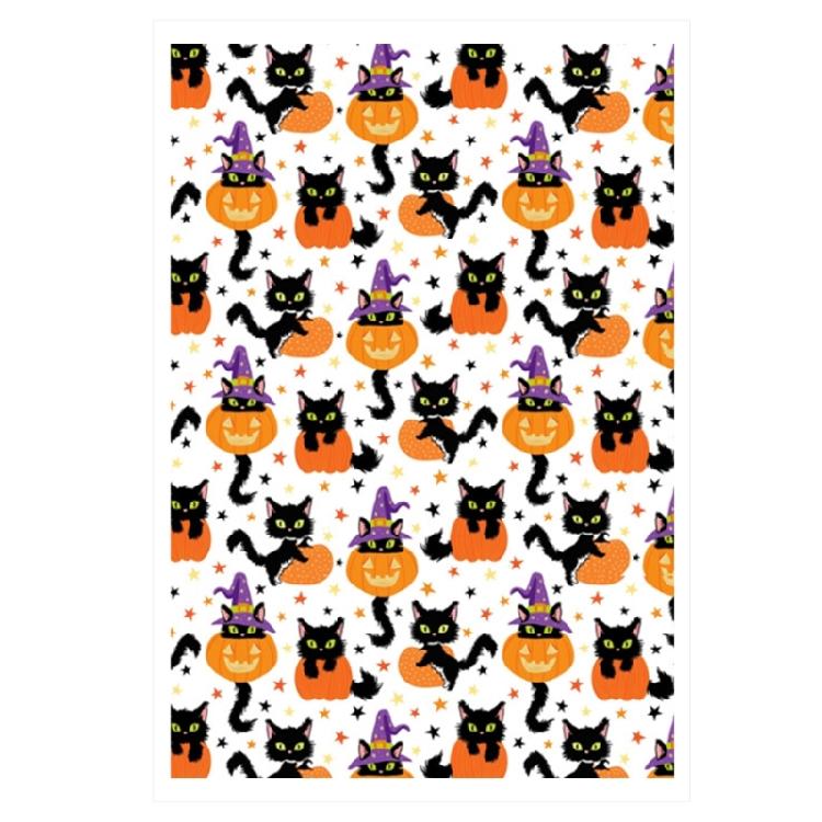 Halloween Water Soluble Stickers, Clay Transfer Paper Water Soluble Clay Transfer Sheet for Clay Earrings Jewelry Making