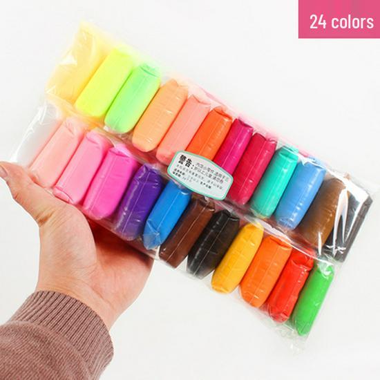36 Color Play Dough & 24 Color Modeling Clay - Buy 1 Get 1 Free DIY Craft Set for Kids