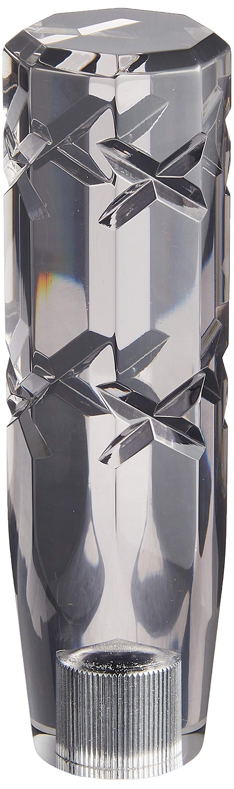 

shift knob [Car supplies/parts] Cross-cut 150mm/Smoke 100-0808