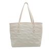 Spacious Nylon Quilted Tote Bucket Bag For Women Stylish 2024 Commuter And Casual Use