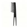 Men's Pompadour 3-Prong Wide-Tooth Skeleton Comb Set for Salon & Home Hair Styling