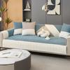 Thousand Bird Grid Splicing Sofa Cover Chenille Non-slip Sofa Cover All-season Universal Sofa Cushion for Living Room Home Decor