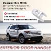 TQPONLY Exterior Door Handle Compatible With 2011-2015 Ford Explorer Edge,Front Outside Driver Side With Key Hole | Replaces BA1Z78218A14A