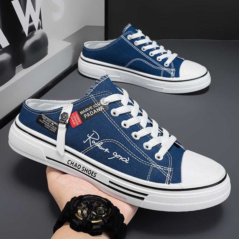 2025 Vară Nou Pantofi de Pânză cu Talpă Joasă pentru Bărbați Respirabili Casual Versatili Studențești Adidași Trendy pentru Tineret