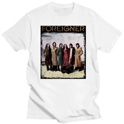 Vintage Foreigner TShirt Gift For Fans Band Shirt Rock Band Retro 2024 Brand Top Unisex Unisex T-Shirt