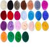 Needle Felting Starter Kit 25 Wool Roving Colors with Starter Tool Foam Mat Kit