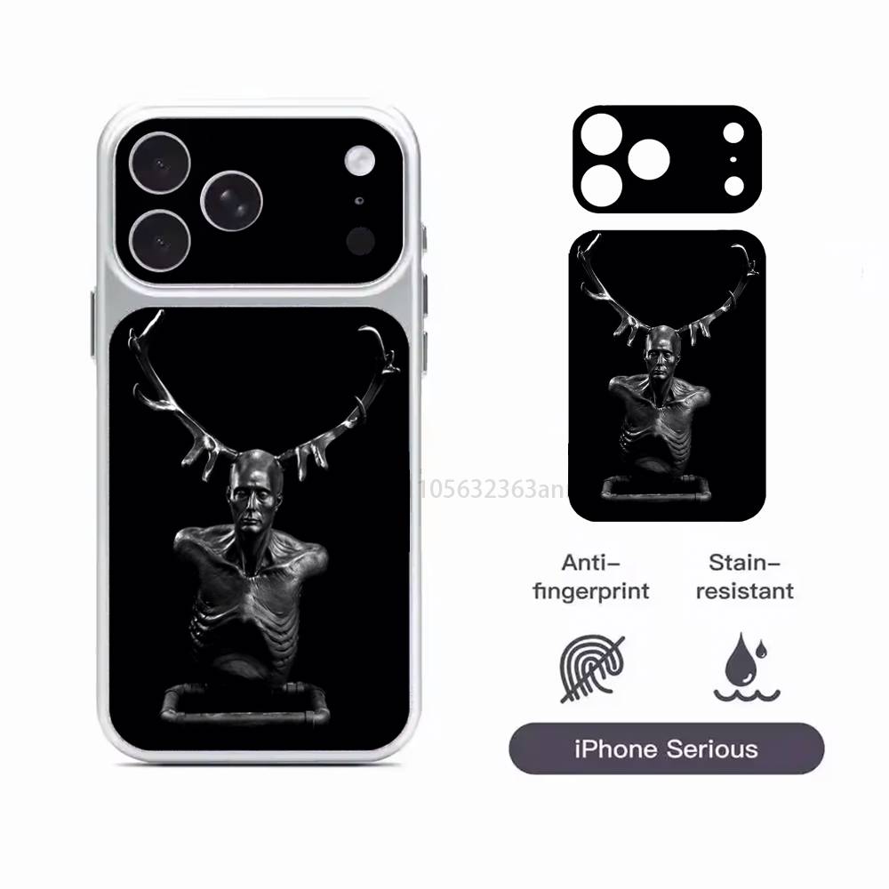 Защитная наклейка Will Graham H-Hannibal для iPhone 17 Pro 17 ProMax, наклейка-скин на заднюю крышку всего корпуса iPhone17promax