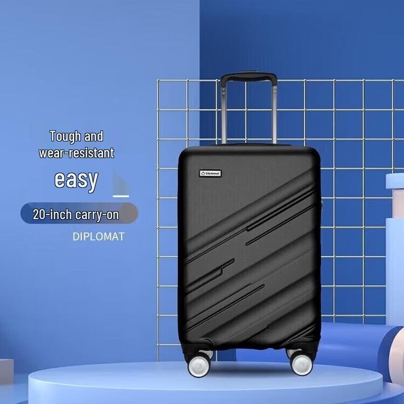 Diplomat 20-inch Carry-on Luggage with Universal Wheels