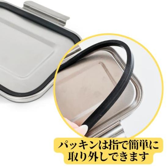 Set of 2 stylish, microwave-safe and dishwasher-safe stainless steel lunch boxes for men, adults, and teenagers. 600ml capacity, easy to clean, and