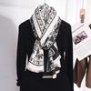Eleganter Vintage Schal mit Elefantenprint: High-End Reise-Mode-Schal