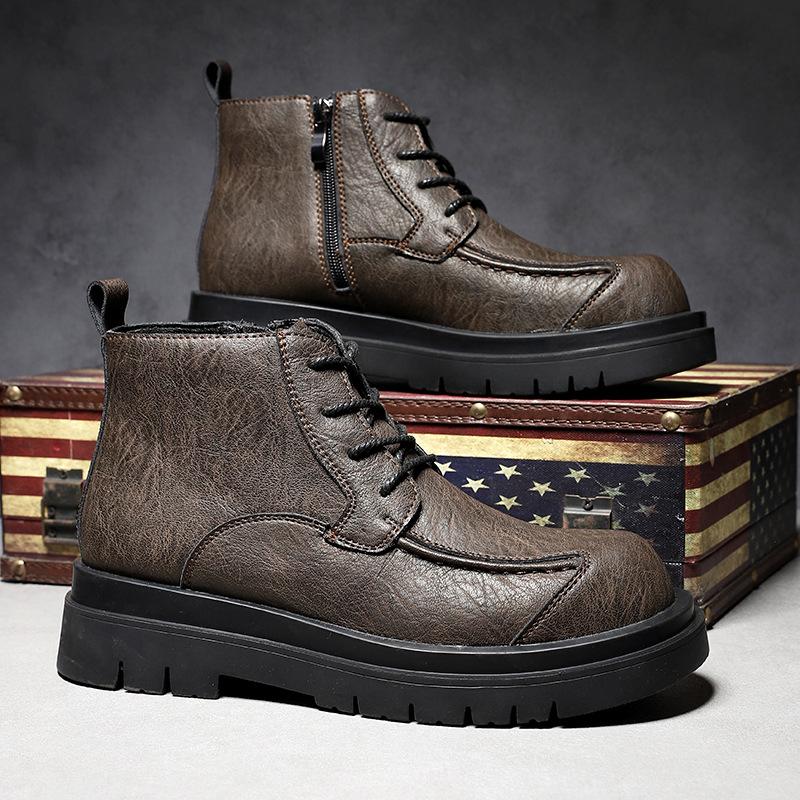 Martin Boots Thick-Soled Thickened Men S Outdoor Casual Tooling Shoes 38