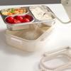 Kids Lunch Box Containers Stainless Steel Dinner Box 3-Compartment Portable Lunch Case For Kids For Meal Prep Work Travel Picnic