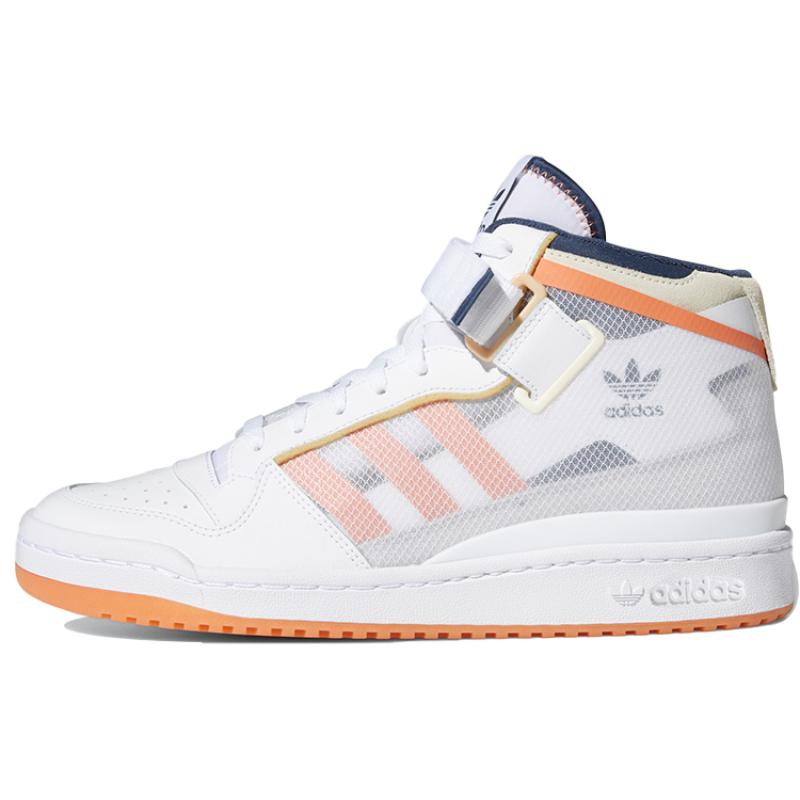 Adidas Forum Mid Tt 'White Acid Orange' Sneakers FY4707