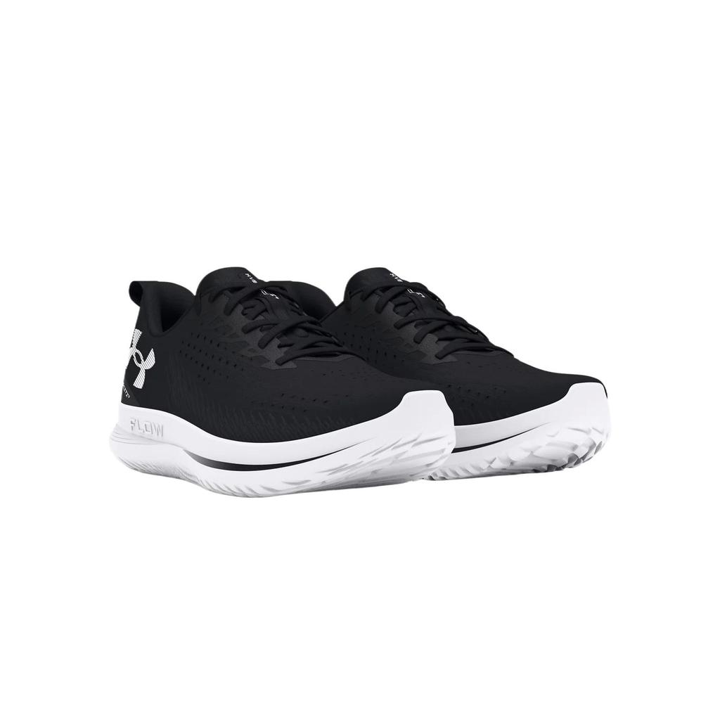 Under Armour  Flow Velociti 4 Black White Women Sneakers Anthracite 3027586-001