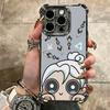 V-Valorant Cute Catoon Plating Phone Case For Iphone 16 17 Pro Max Air 16E 14 15 Plus 12 13 Mini Anti-Fall Airabag Cover