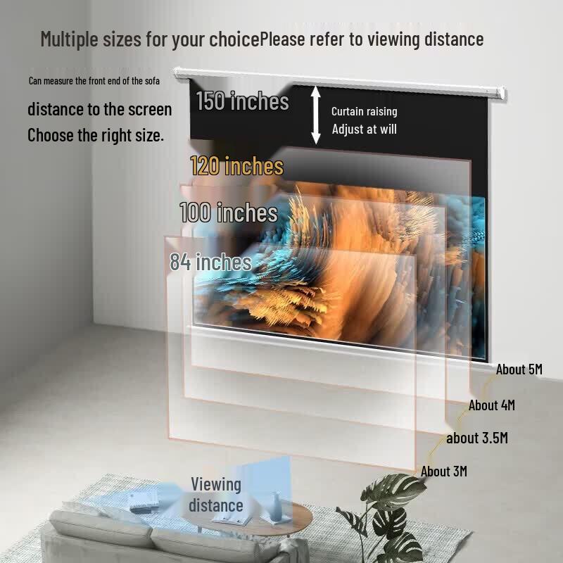 Deli 50490 Tripod Projector Screen