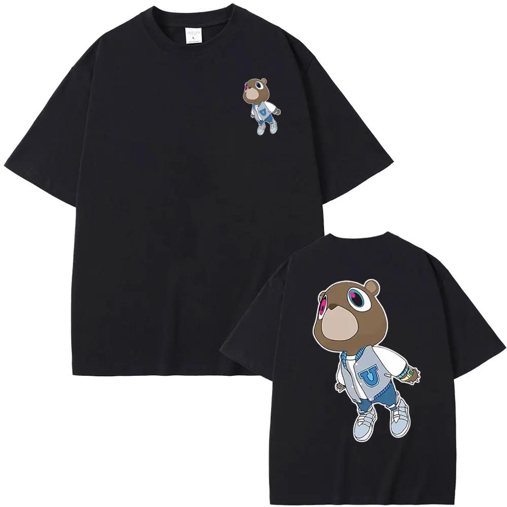 Best Famous Kanye West The College Dropout Graphics Tshirt Men Women's Hip Hop Rap Vintage T-shirts Male Casual Oversize T Shirt