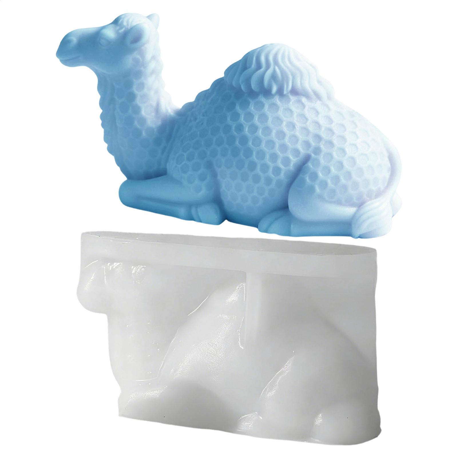 CamelCrescent Silicone Candle Mold Desert CamelShaped Wax Mold Concrete Ornament Art Craft For DIY Candle Soap Resin Gypsum