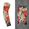 1Pc Arm Covers Flower Cooling Arm Tattoo Sleeve Uv Protection Cycling Gloves Unisex Sunscreen Sleeve Sunscreen Arm Warmers
