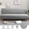 Waterproof Sofa Bed Cover Jacquard Solid Color Folding Sofa Cover Stretch Sofa Covers Without Armrests For Living Room