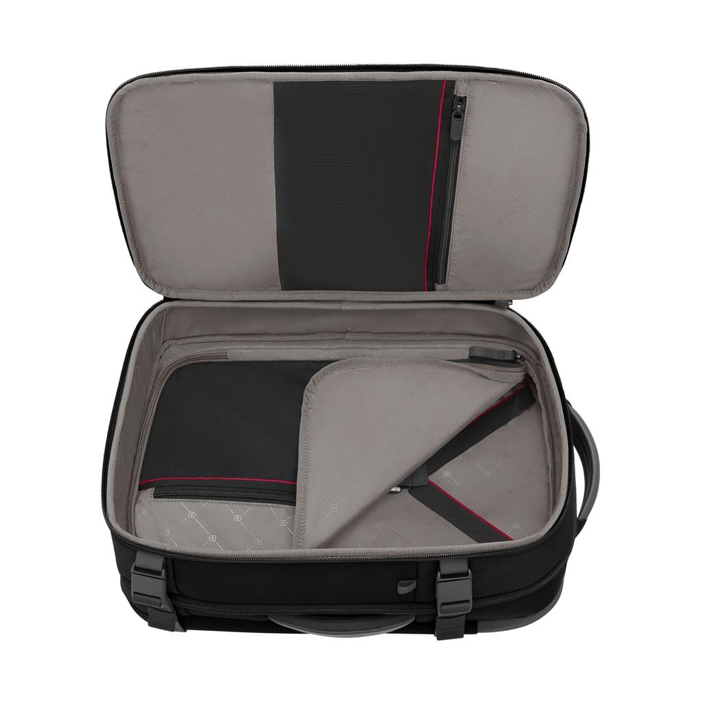 Victorinox Werks Traveler Boarding with Pockets for a Laptop and an Antibacterial Compression Perfect for Business and Black 7.0 Bag/Backpack