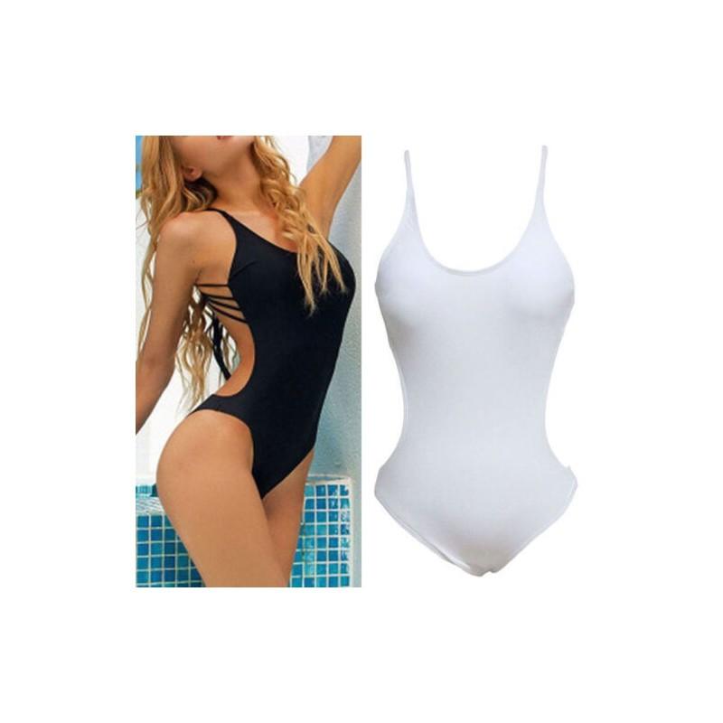Stilvoller Einteiler Bandage Bikini Mit Push-up Polsterung Für Eine Schmeichelhafte Passform