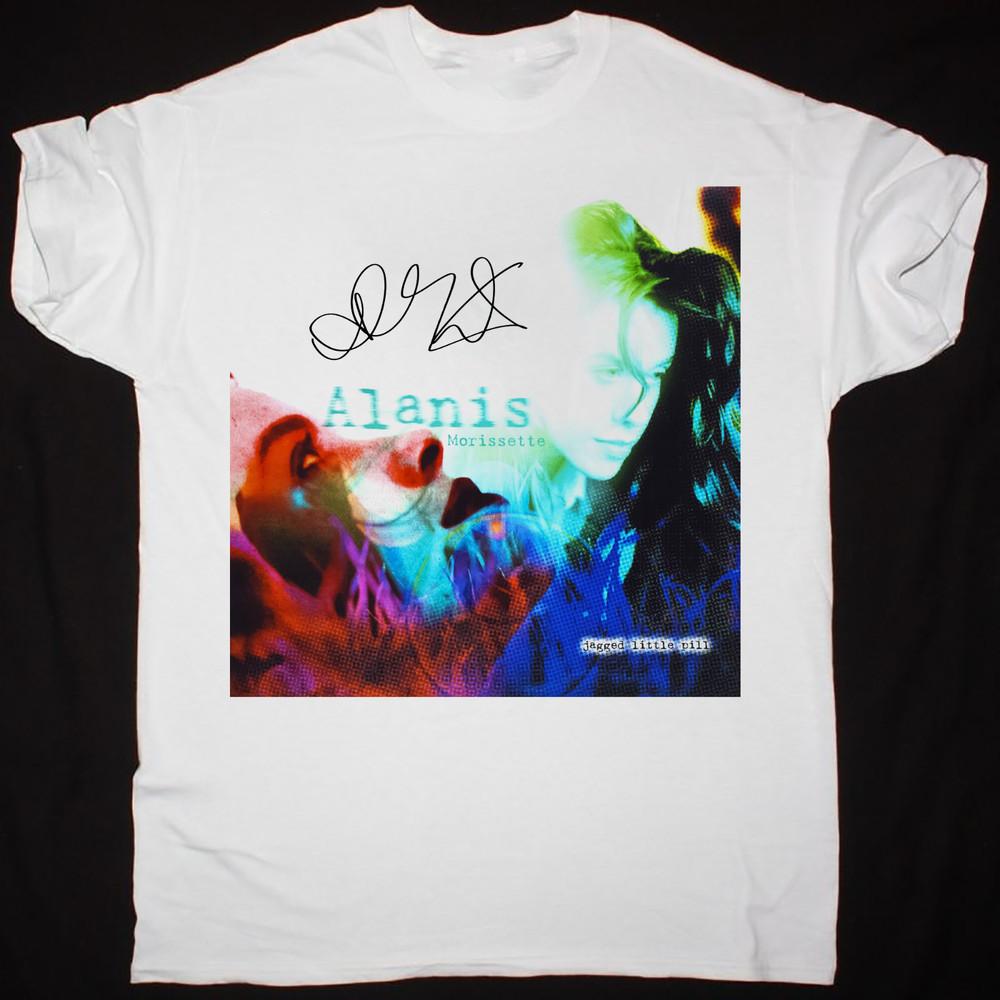 Alanis Morissette Jagged Little Pill Signature T Shirt S to 5XL Gift Fans Unisex T-Shirt M