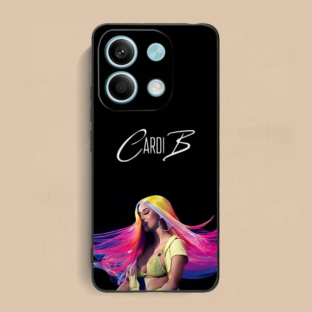 

Cardi B Matte TPU Mobile Phone Case for Xiaomi Redmi Note 14 13 12 11 S Pro Plus 4G 5G Colorful Printing Cover Redmi Note 11S 4G