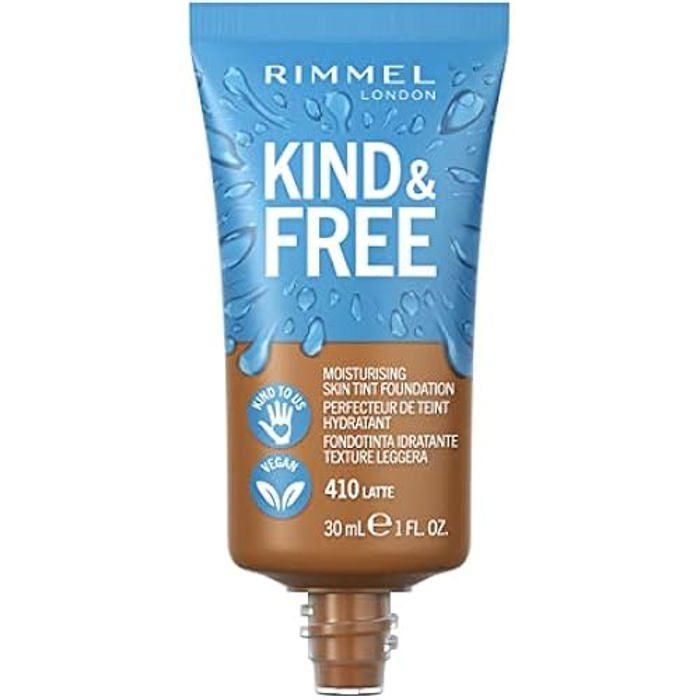 Fond De Teint - RIMMEL - Kind & Free - 410 Latte - 100% Végétalien - Peaux Sensibles