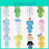 Yukio Handcrafted Japanese Plush Doll With Clover Waterdrop Keychain For Collectors