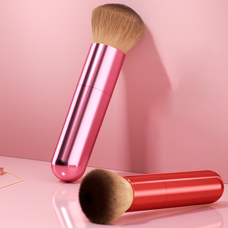 2 In 1 Electric Foundation Brush Massage Makeup Brush Multi-Function Soft Fluffy Loose Powder Brushes Portable For Home Travel