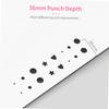 8 Sheet Capacity Handheld Hole Punch Metal Hole Punch Single Hole Puncher  Greeting Cards