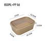 Chahua Kraft Paper Disposable Food Containers