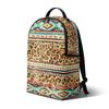 Internationale Station Pod-Muster Benutzerdefinierter Rucksack Retro Ethnischer Stil Mindestbestellung Reise-Erinnerungsbeutel