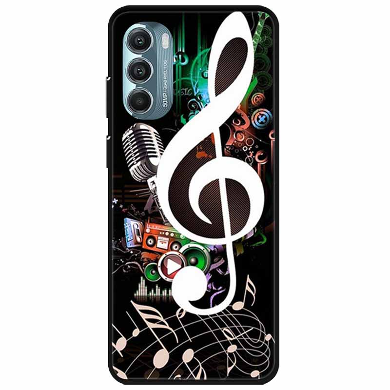 For Moto Edge 2022 Case Silicone Luxury Cartoon TPU Bumper For Motorola Edge (2022) Soft Phone Cover Shell on for MotoEdge Dog