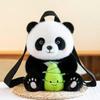 Chengdu Panda Plush Backpack - Cartoon Bamboo Shoot Design for Kids