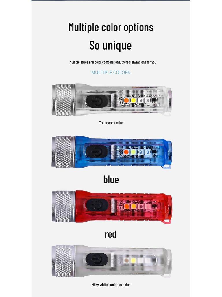 USB Rechargeable Mini Camping Lantern S11 - Magnetic Strong Light Flashlight