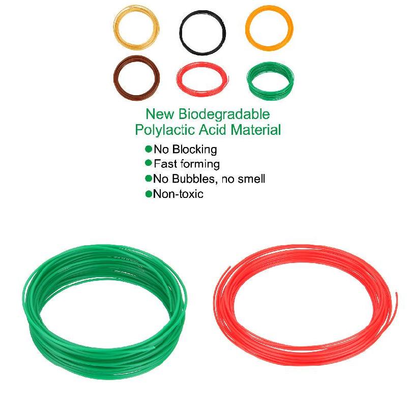 Printing Printer Pen Filaments 3D 5M Filament Colors Plastic 3D for 20 ...