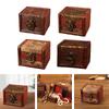 Jewelry Box with Lock Holder for Ears Bracelets Ear Studs Hairpins Cufflinks