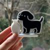 Kühlschrankmagnet mit Hunde-Duftblumen, Deko-Elemente für Hunde, Katzen und andere Tiere – Erinnerungsbox für Zuhause oder Büro – Perfektes Geschenk