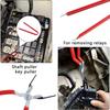 2 PCS Relay Tester, Electrical Disconnect Pliers, Automotive Relay Fmm Fuses Puller Tool, Automotive Relay Tester (Red)