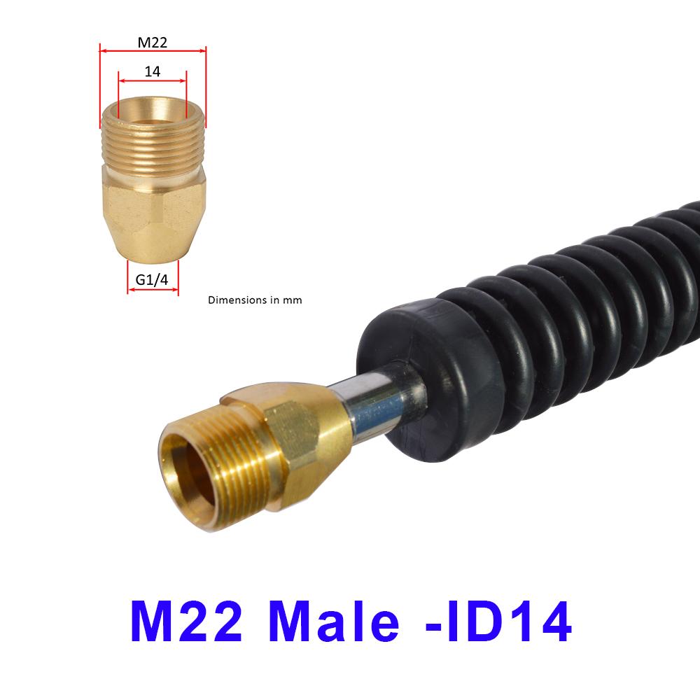 High Pressure Washer Molded Jet Lance Pressure Washer Spray  Lance Car Cleaning Wand Molded Metal Lance Jet Spray Nozzle Tip