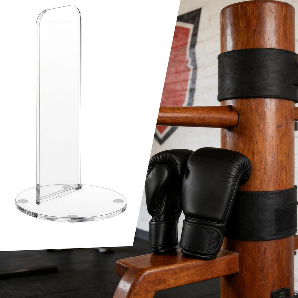 2Pcs Acrylic Boxing Glove Displays Support Showing Shelf Family Collection Autographed Glove Racks Boxing Glove Storage Holder